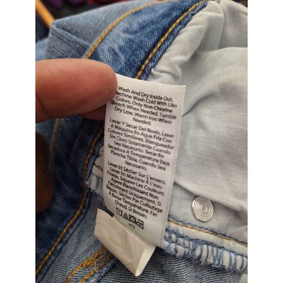 SOFIA VERGARA Melisa Flare Jeans Women's Sz 14 Short Stretch Bohemian Hippie 70s - Picture 12 of 14